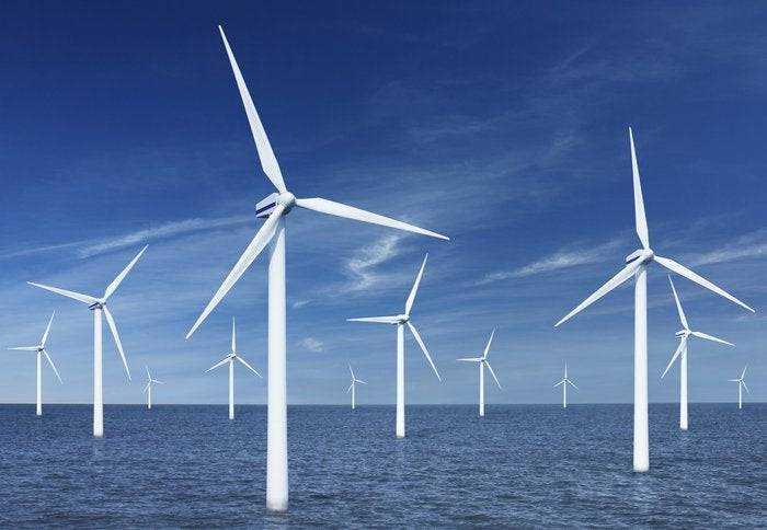 Offshore wind turbines (Digital Composite)