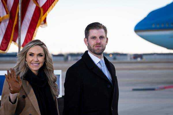 Lara Trump with her husband, Eric, in January.Â â€œI sort of feel like Iâ€™ve been an unofficial member of the team for so long,â€ Ms. Trump told the co-hosts of â€œFox & Friendsâ€ on Monday.