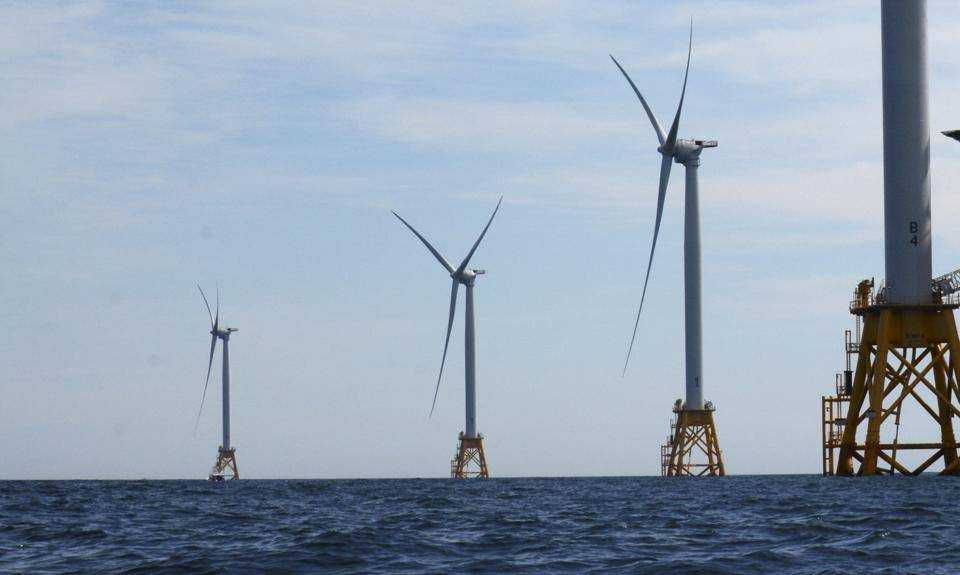 Deep water wind farm off Block Island, Rhode Island