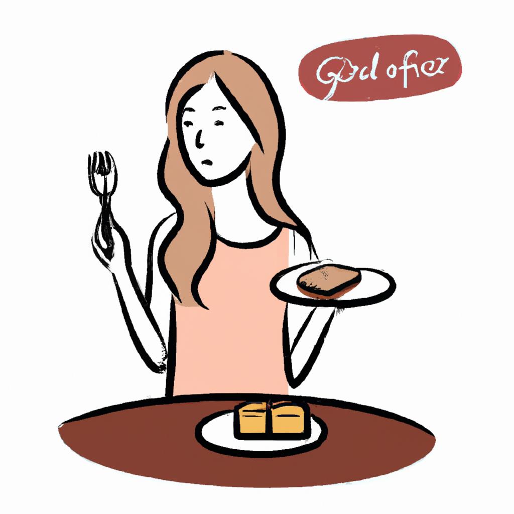 Woman sampling gluten-free dishes