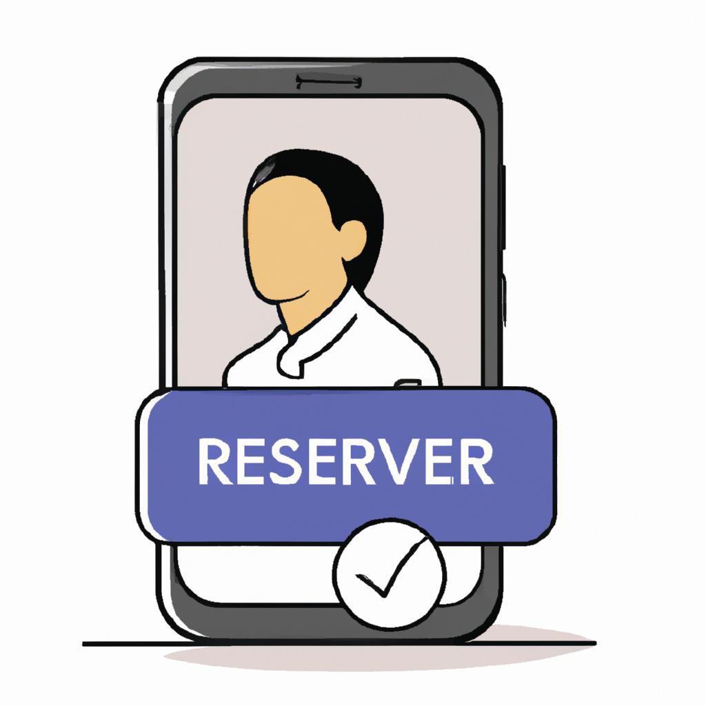 Person making reservation over phone